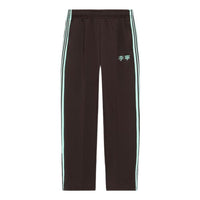 Li-Ning Logo Side Striped Pants 'Brown Green' AKLS869-2