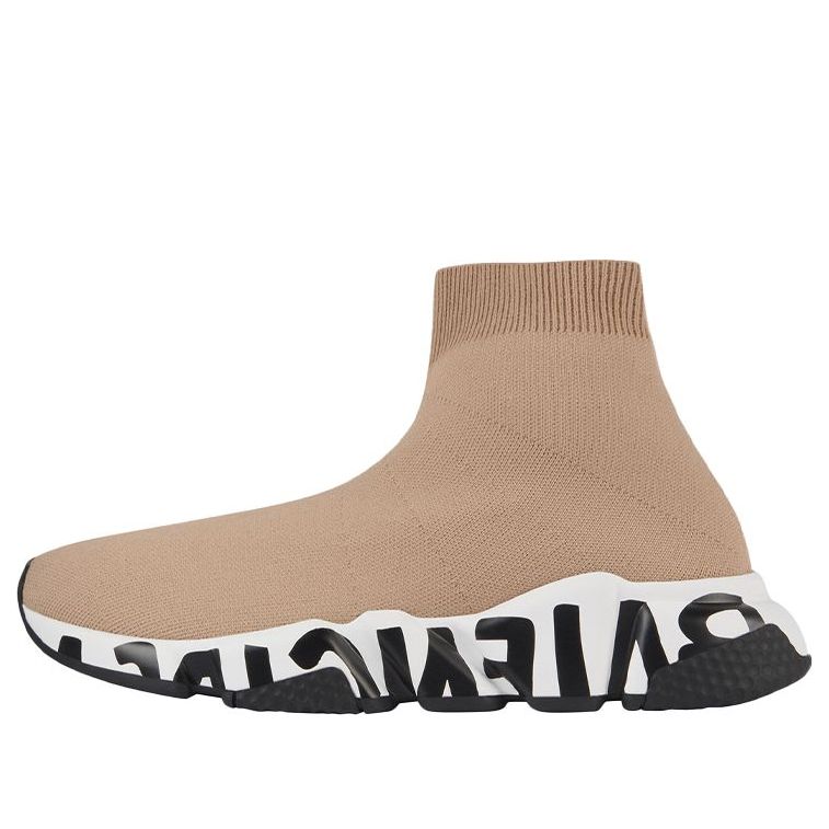 (WMNS) Balenciaga Speed Trainer 'Midsole Graffiti - Beige' 605942W05GE9791