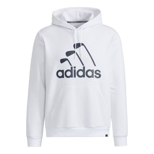 Men's adidas Iron Logo Hoody Golf Alphabet Logo Sports White HA1328