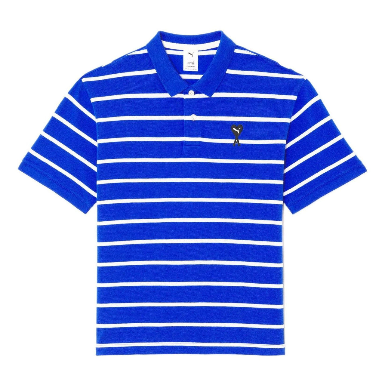 PUMA X AMI Short Sleeve Polo Shirt 'Blue' 534067-93