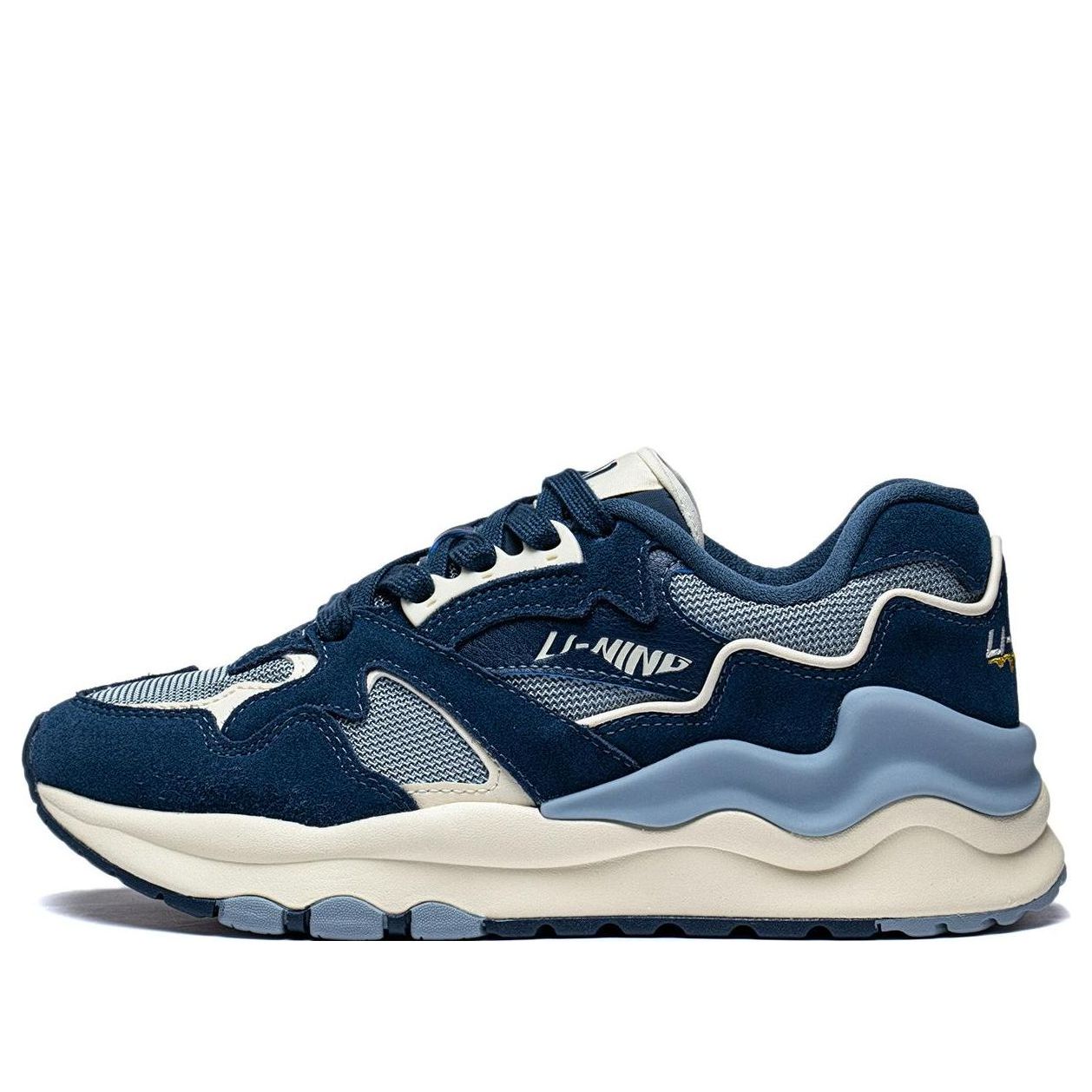 (WMNS) Li-Ning 001 Shanhai 'Navy Grey Beige' AZGT008-3