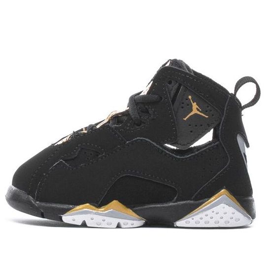 (TD) Air Jordan True Flight 'Black Metallic Gold' 343797-070