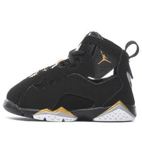 (TD) Air Jordan True Flight 'Black Metallic Gold' 343797-070