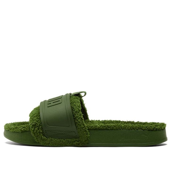 PUMA Leadcat Ylm Slide Winter Slipper Green 384411-03