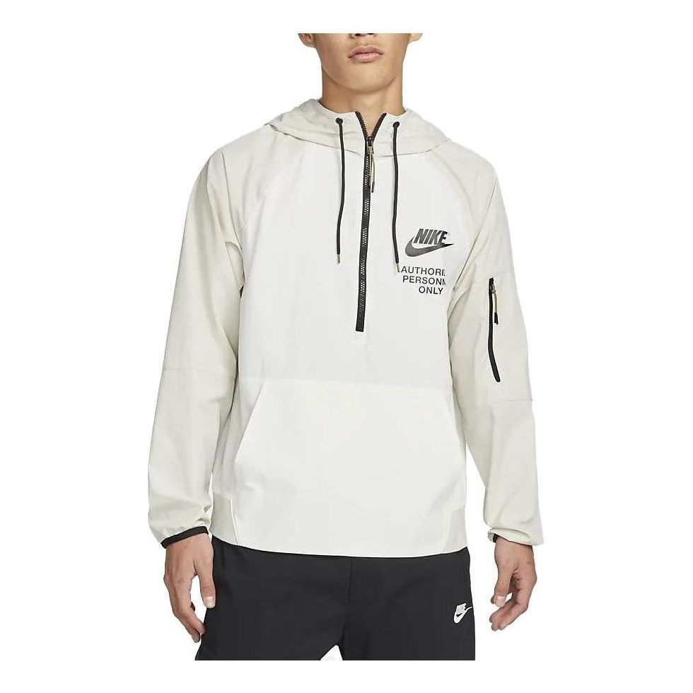 Nike Sportswear Woven Unlined Anorak Jacket 'Beige' DN2640-012