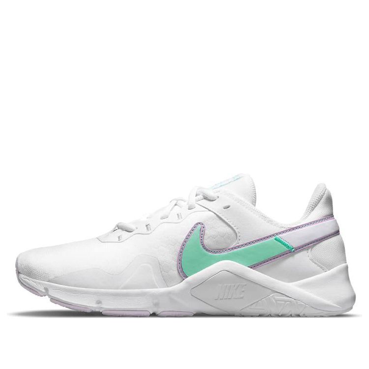 (WMNS) Nike Legend Essential 2 'White Green Glow' CQ9545-100