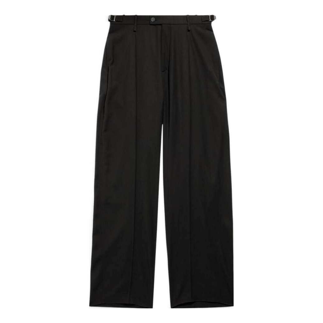 (WMNS) Balenciaga Skater Tailored Pants 'Black' 768544TPT031000