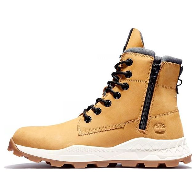 Timberland Brooklyn Side Zip Sneaker Boot 'Wheat Nubuck' A2J1E231