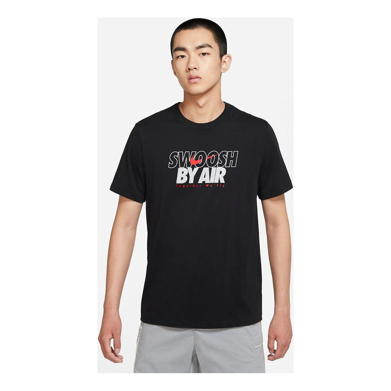 AS Men's Nike Sportswear Tee SWOOSH BY Air GX Black DJ1422-010