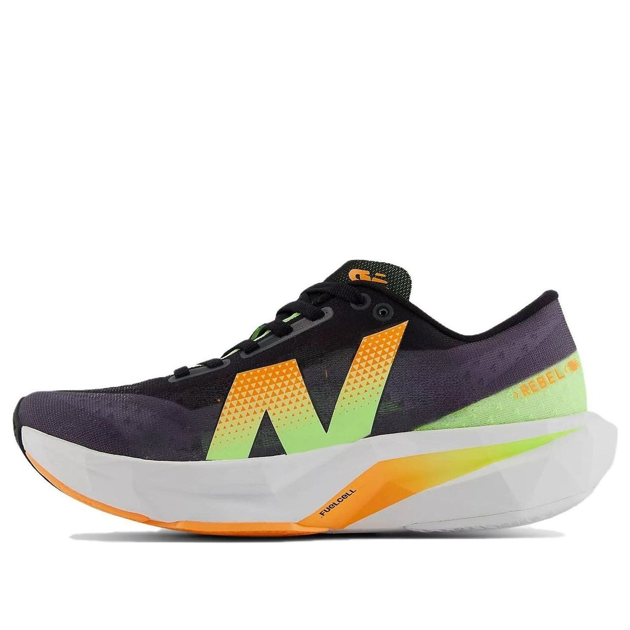(WMNS) New Balance FuelCell Rebel v4 'Black Graphite White Peach' WFCXCG4