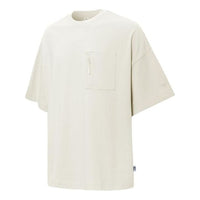 PUMA Logo Pocket T-Shirt 'Beige' 534670-65