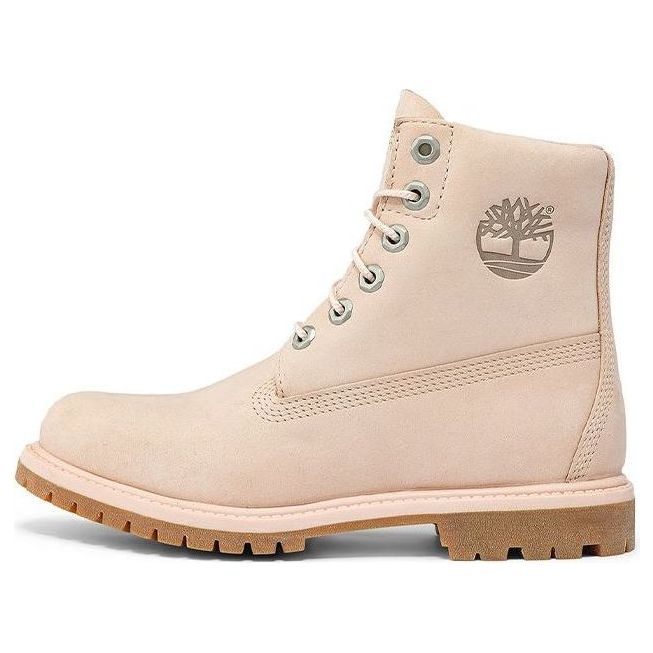 (WMNS) Timberland Paninara Collarless 6 Inch Waterproof Boots 'Light Pink Nubuck' A2KQM662