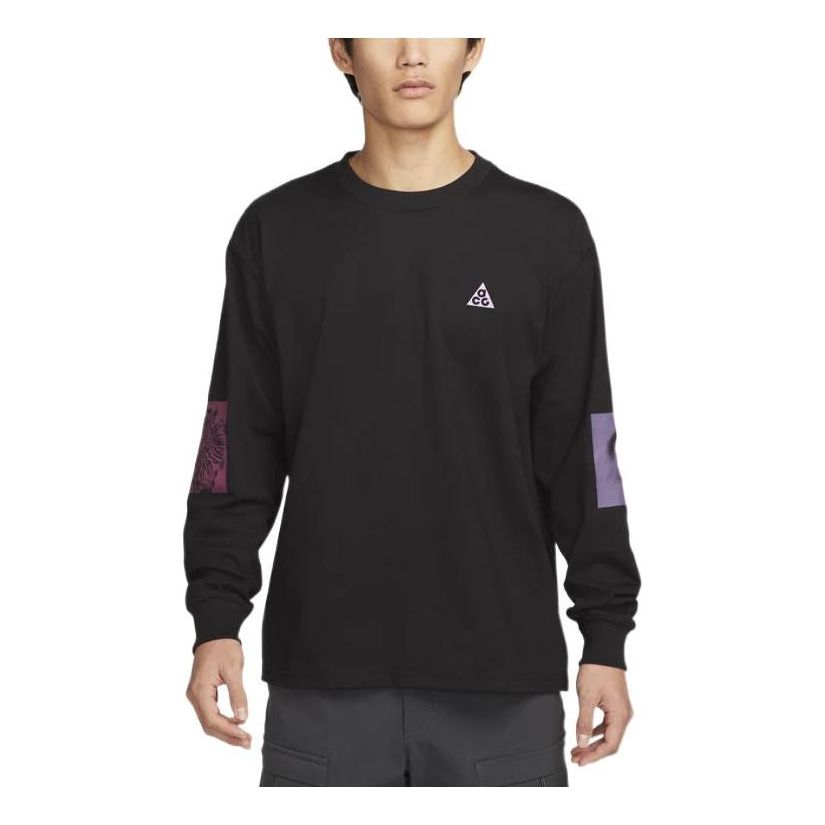 Nike ACG Long Sleeve T-Shirt 'Black' DX9453-010