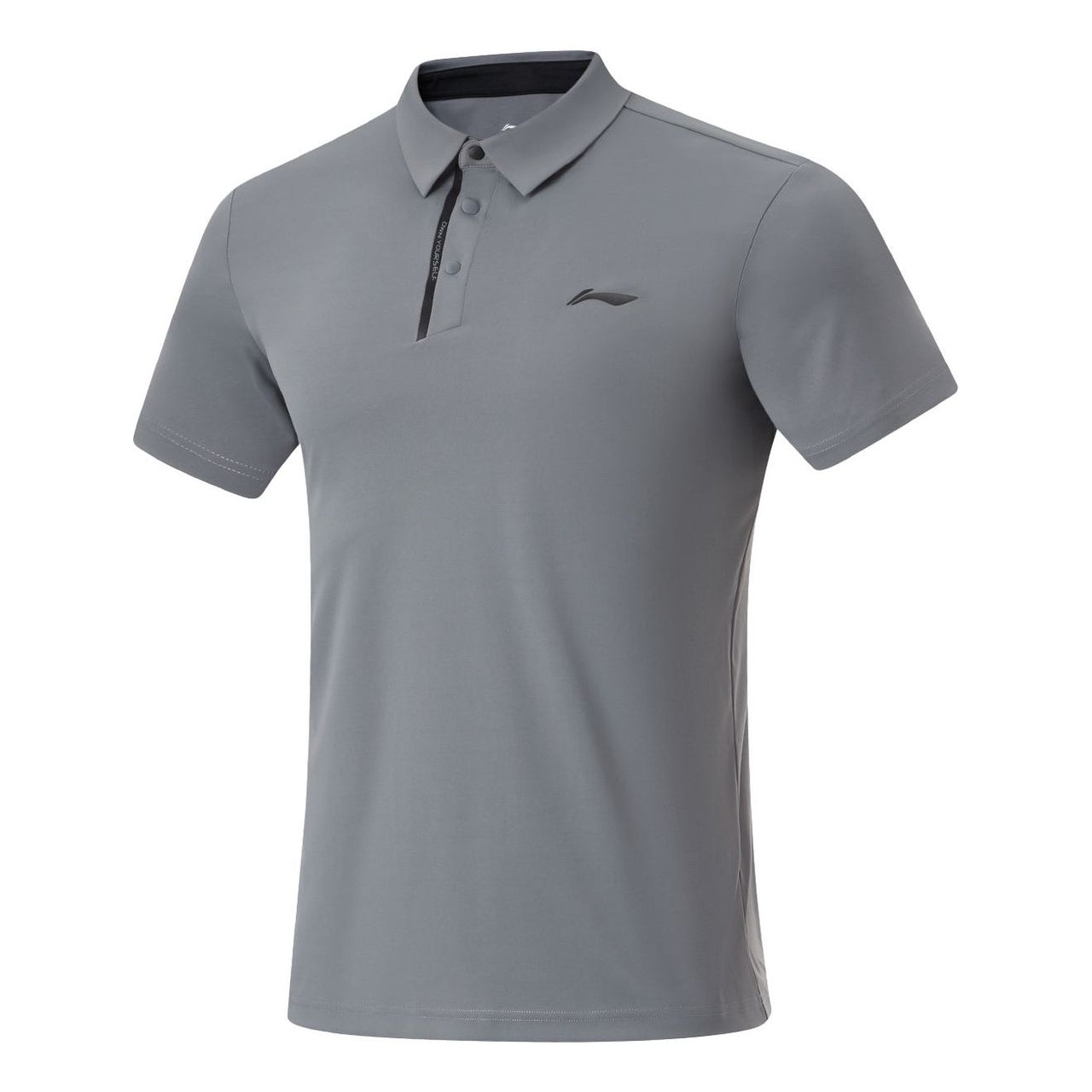 Li-Ning Logo Training Polo Shirt 'Grey' APLU119-4