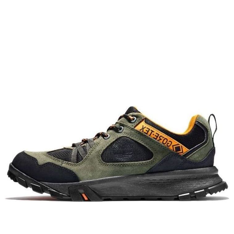 Timberland Garrison Trail Waterproof Low Hikers 'Black Green Yellow' A26M1A58