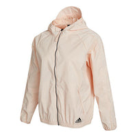 (WMNS) adidas Sports Woven Zipper Hooded Long Sleeves Pink Jacket GP0668