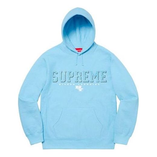 Supreme Gems Hooded Sweatshirt 'Blue' SUP-SS20-448