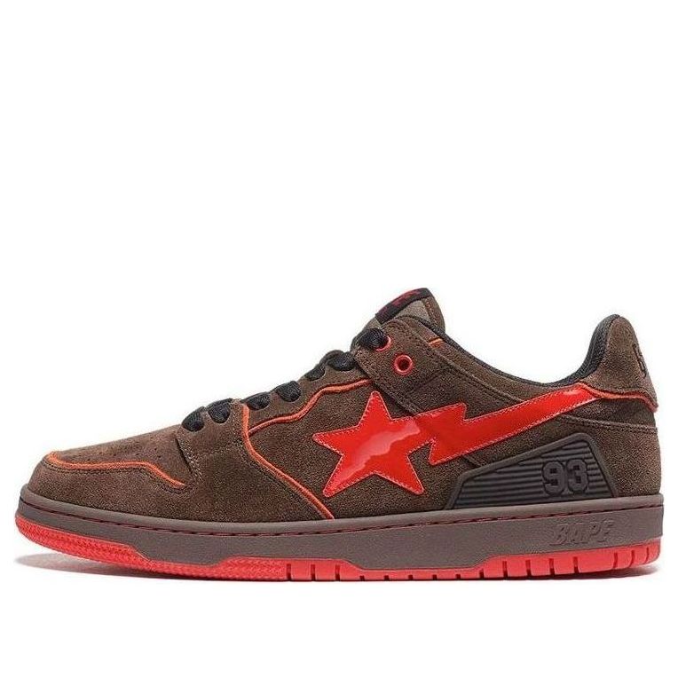 A BATHING APE Sk8 Sta 'Brown Red' BAPE-SK8-BROWNRED