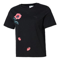 (WMNS) PUMA x Sue Tsai Crossover Round Neck Short Sleeve Black 595252-01