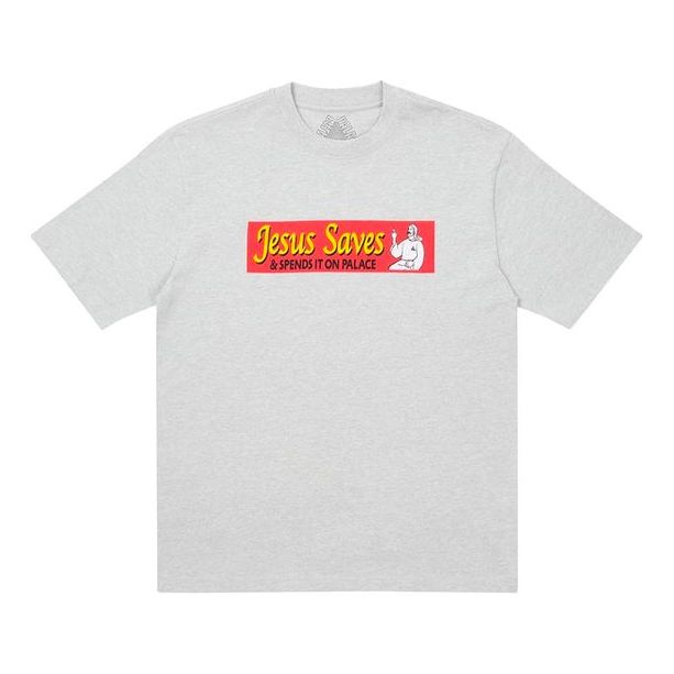 PALACE Chest Logo Short Sleeve Unisex Gray P20TS046