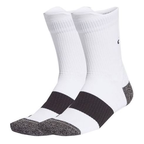 adidas Ru Ub21 Cr Sock Colorblock Sports Socks Couple Style One Pair White GI7670