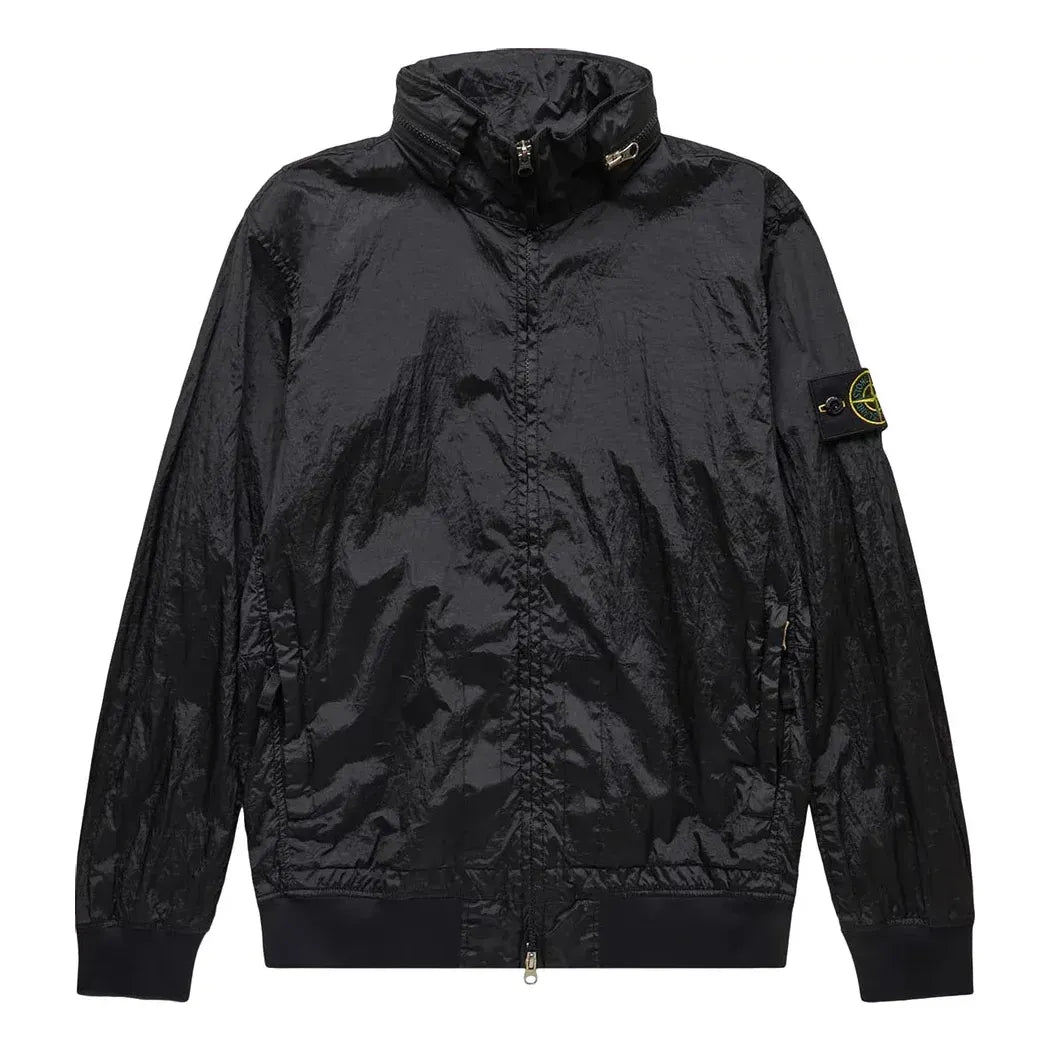 STONE ISLAND Compass Patch Long-Sleeve Bomber Jacket 'Black' 781541920-V0029
