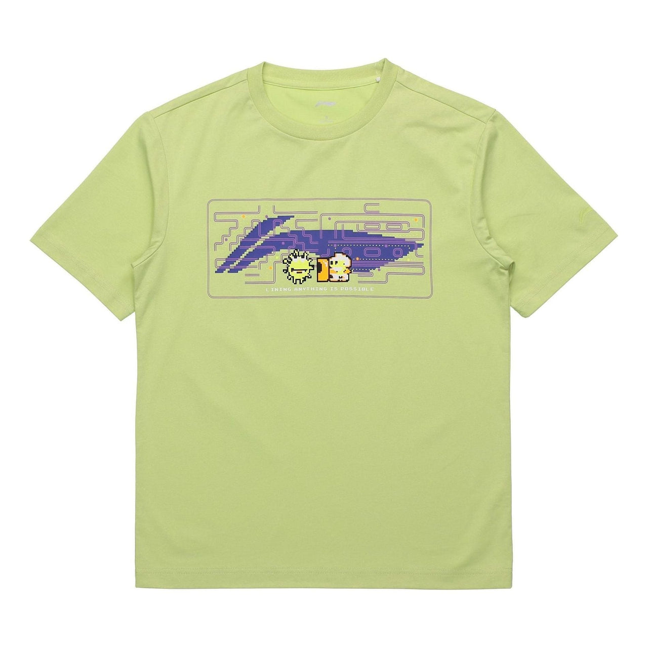 Li-Ning Big Logo Graphic T-shirt 'Green' AHSR340-16