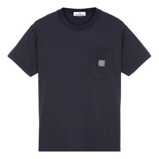 STONE ISLAND Plain Logo T-shirt 'Black' 101521957-A0020