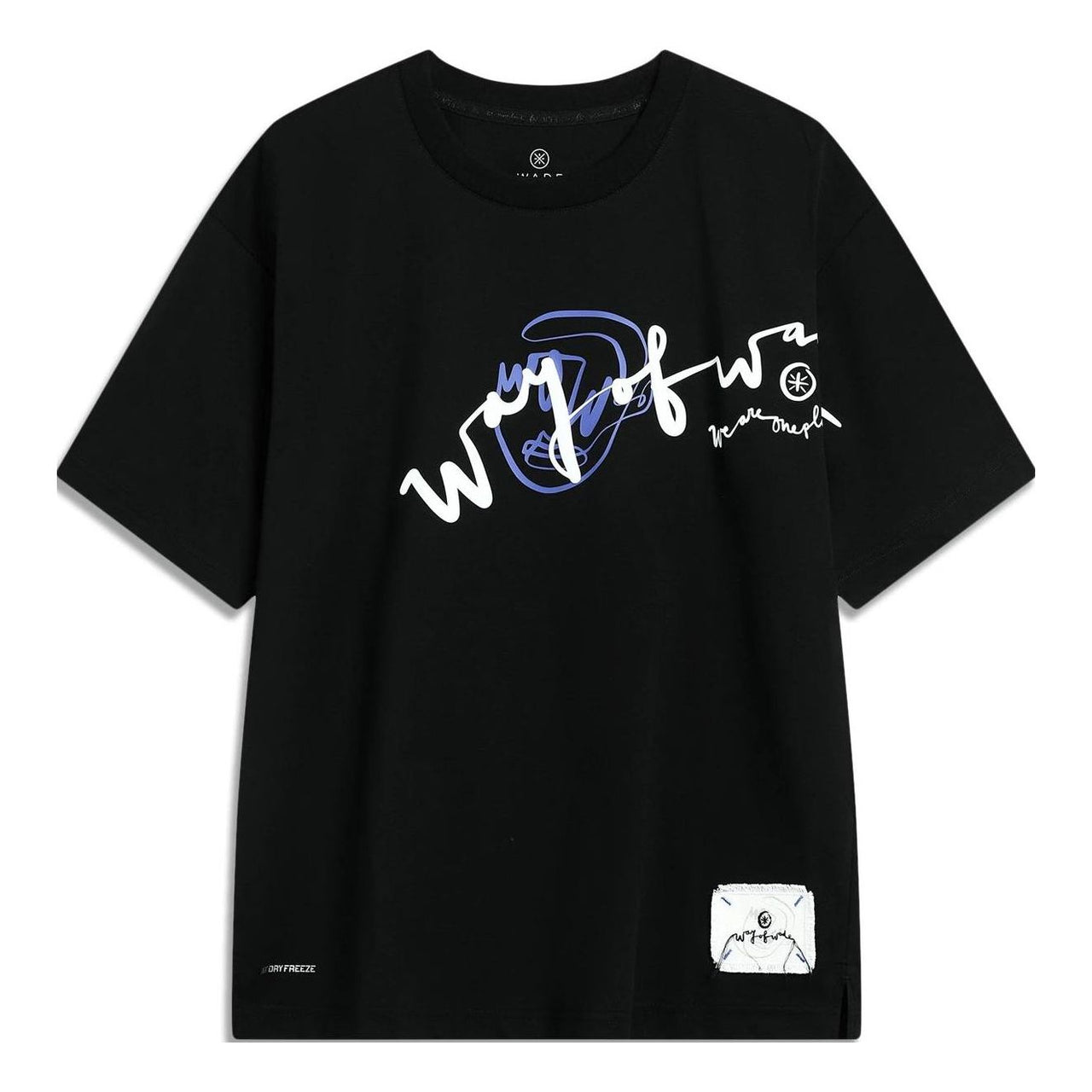 Li-Ning Salventius x Way Of Wade Graphic T-shirt 'Black' AHST335-1
