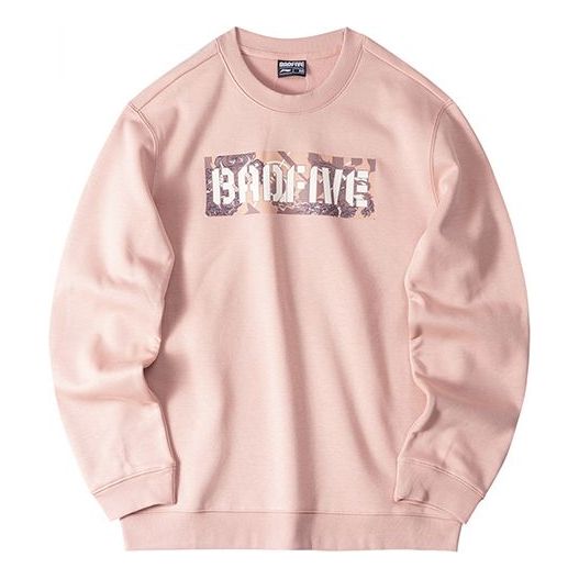 Li-Ning BadFive Logo Sweatshirt 'Pink' AWDRB91-2