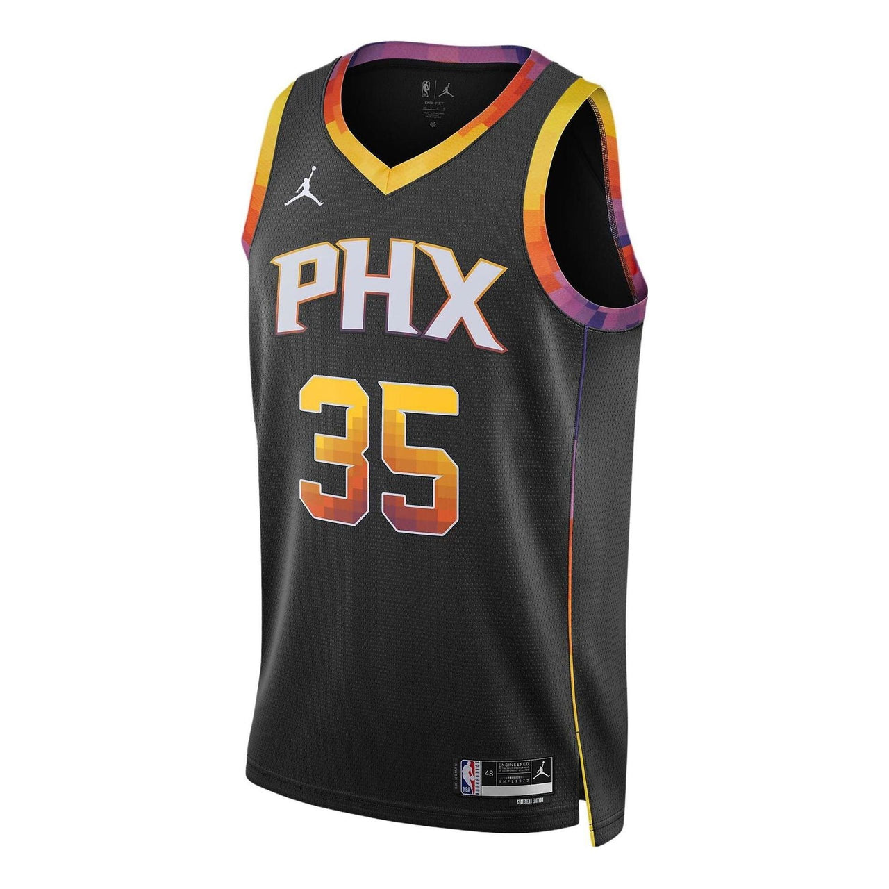 Air Jordan Dri-FIT x NBA Phoenix Suns Statement Edition Swingman Jersey 'Black' DO9540-015