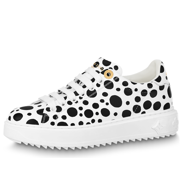 (WMNS) LOUIS VUITTON x YAYOI KUSAMA Sneaker 'White with Black Dots' 1AB9VA