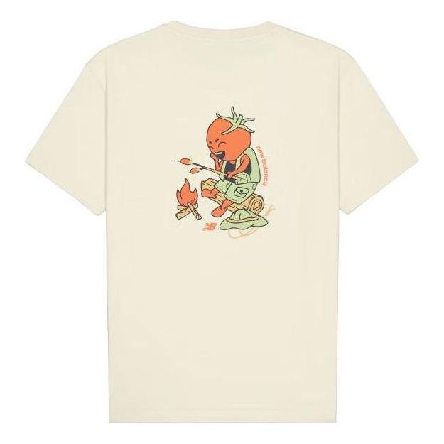 New Balance Back Print Graphic T-Shirt 'Beige' AMT41363-BE
