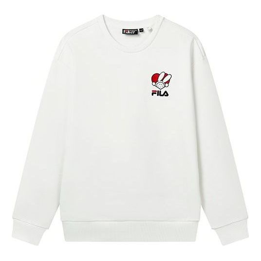 FILA Graphic Print Pullover 'White' F11U319207F-WT