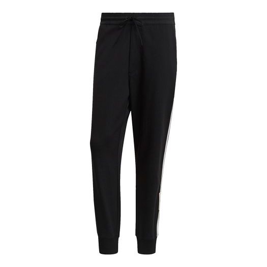 adidas Y-3 3-Stripes Classic Cuffed Track Pants 'Black' H16342
