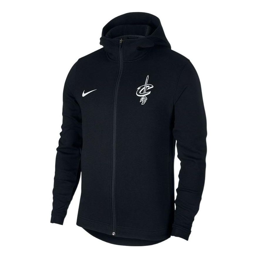 Nike Cleveland Cavaliers Basketball Sports Hooded Jacket Black 940869-010