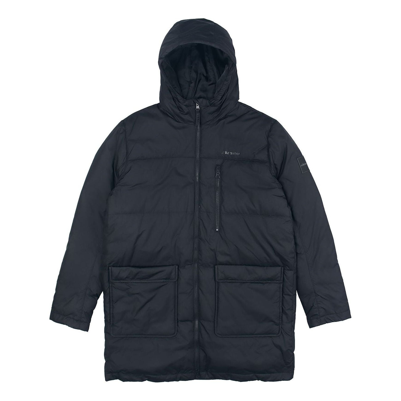adidas neo Casual hooded Stay Warm Down Jacket Black FK9948