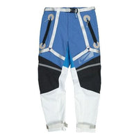 Nike ISPA Series Splicing Mesh Colorblock Long Pants 'Blue' AR5866-484