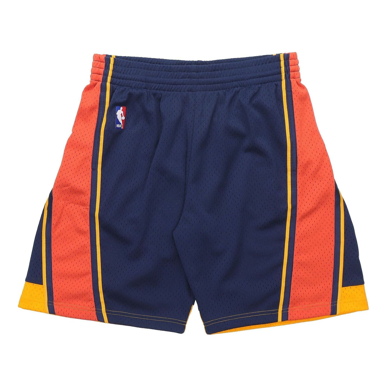Mitchell & Ness NBA Swingman Shorts Golden State Warriors Road 2009-10 'Navy Orange' SMSHGS18232-GSWNAVY09