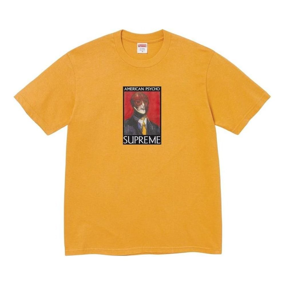 Supreme FW23 Week7 American Psycho T-shirt 'Yellow' SUP-FW23-131