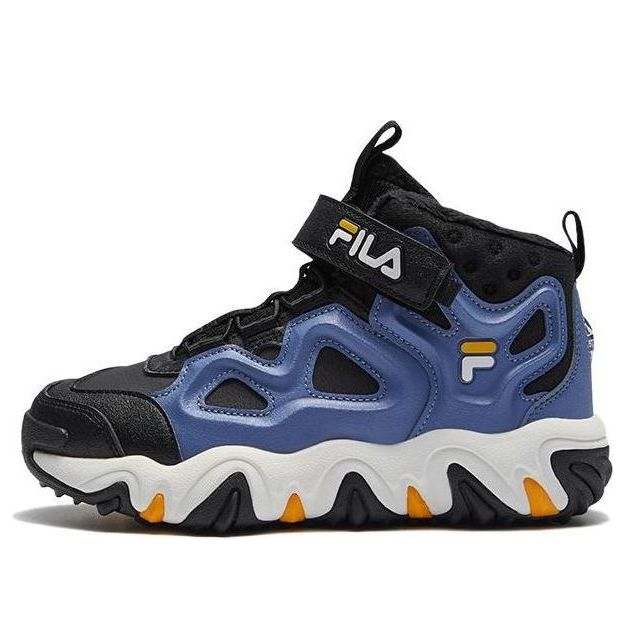 (GS) FILA Lifestyle High-Top Shoes 'Blue Black' K15B342991PPBB
