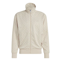 adidas Graphic Monogram Track Jacket Asia Sizing 'Sand Strata' HZ4154