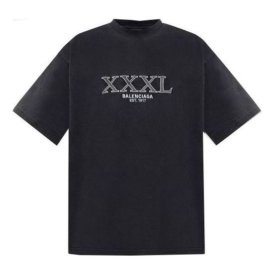 Balenciaga 3XL T-Shirt 'Black' 641675TNVD81070