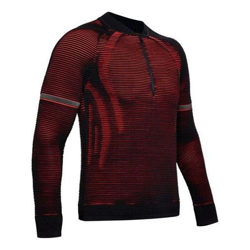 Men's Under Armour IntelliKnit 2.0 Stripe Running Long Sleeves Black 1350090-001