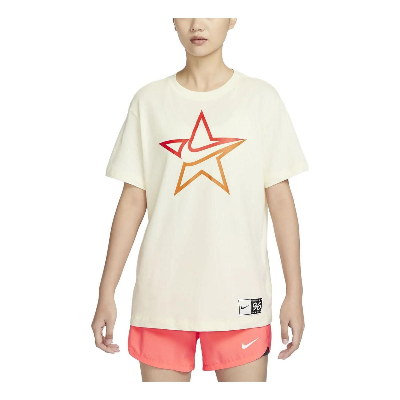 (WMNS) Nike Dri Fit Swoosh Fly T-shirt 'Coconut Milk' FD5061-113