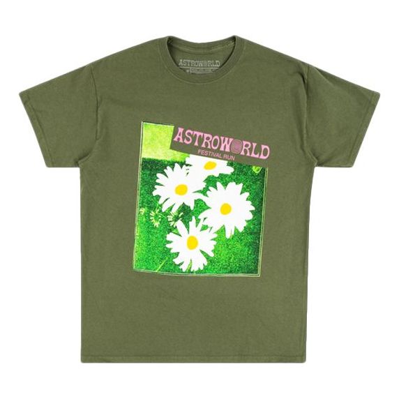 Travis Scott Unisex Cactus Jack Astroworld Printing Green TC-41
