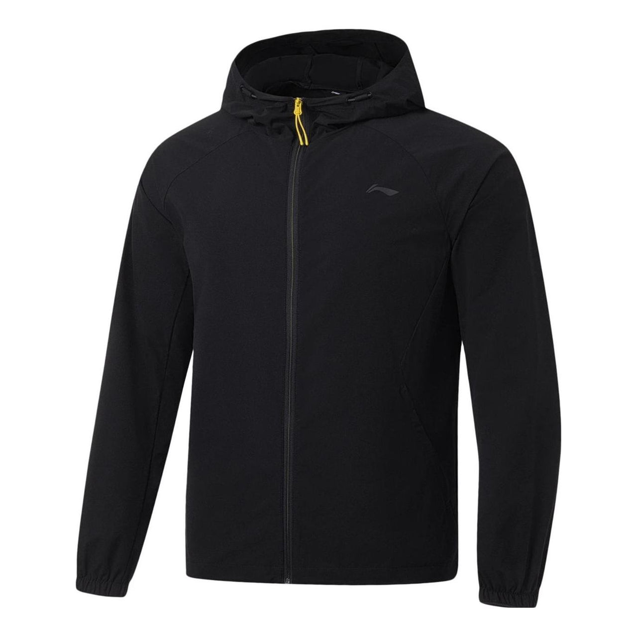 Li-Ning Logo Training Waterproof Hooded Jacket 'Black' AFDT195-1