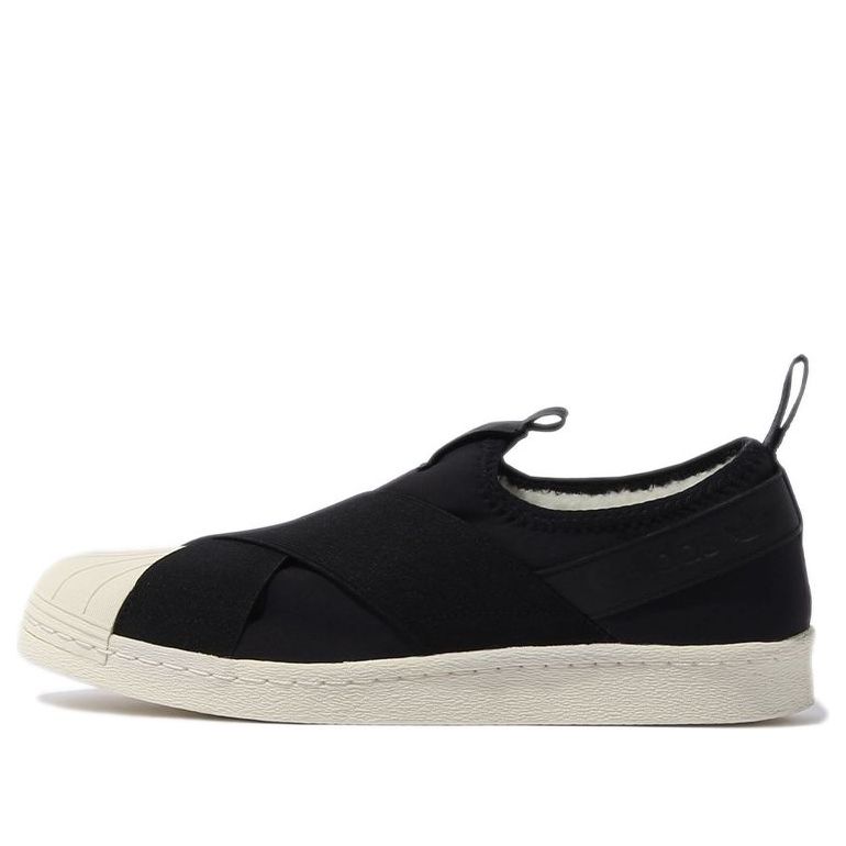 adidas SS Slipon Fleece 'Black Cream' GX1366