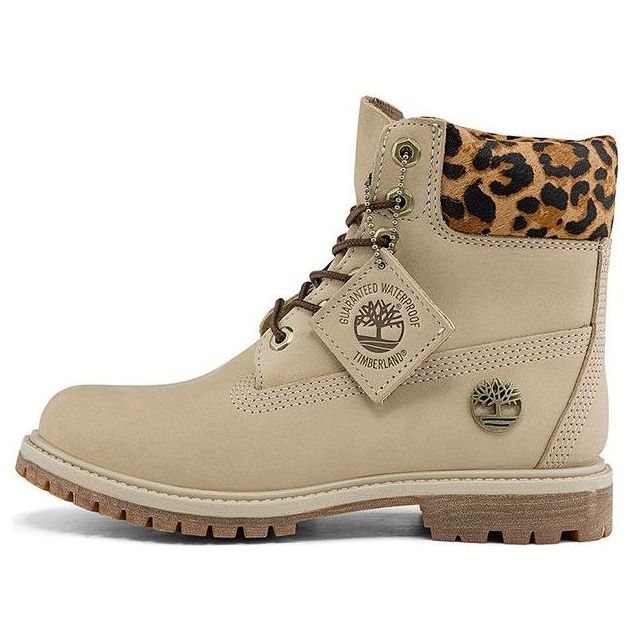(WMNS) Timberland 6 Inch Safari Cheetah Waterproof Boot 'Ivory Nubuck' A2GY5W