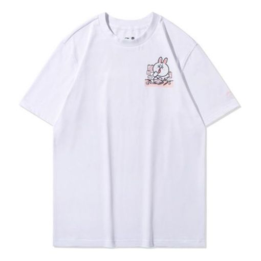 Li-Ning x LINE FRIENDS Graphic T-shirt 'White' AHSQ870-2